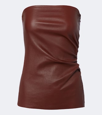 Laya leather bustier | Stouls