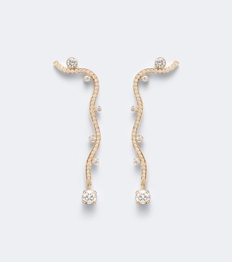 Grand Ocean Etoile 18kt gold earrings with diamonds | Sophie Bille Brahe