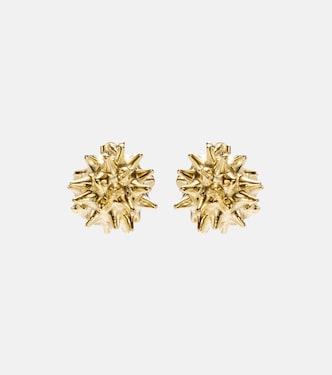 Sea Urchin 24kt gold-plated earrings | Ysso