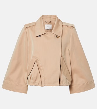 Luxury Layer cropped cotton-blend jacket | Dorothee Schumacher