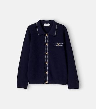 Cotton cardigan  | Versace Kids