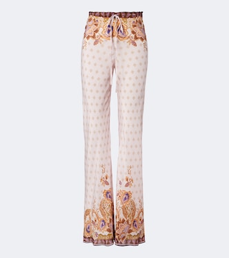 Pantalon droit Maria à imprimé | Alexandra Miro