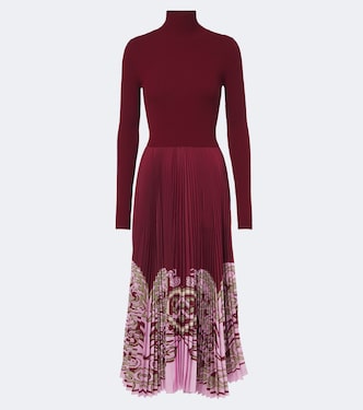 Kells pleated turtleneck maxi dress | La DoubleJ