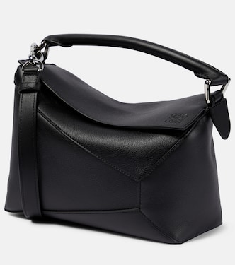 Puzzle Edge Small leather top-handle bag | Loewe
