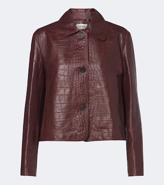 Chaqueta Emy de piel grabada | Arma