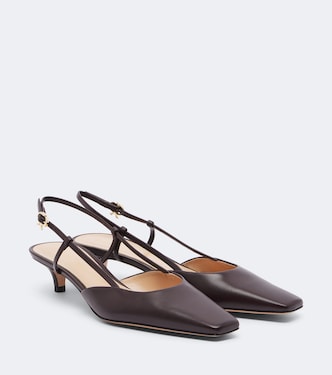 Leather slingback pumps | Gianvito Rossi