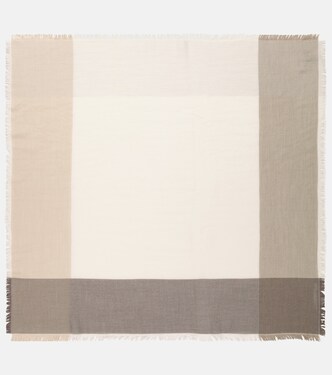 Pañuelo Carre de seda y cachemir | Loro Piana