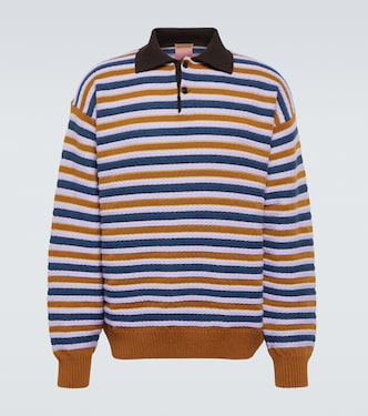 x The Elder Statesman cashmere and wool polo sweater | Zegna