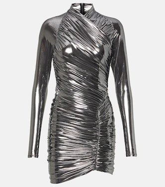 Metallic draped minidress | Ferragamo