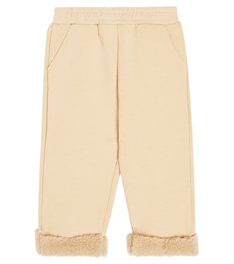 Baby Stoo cotton-blend sweatpants | Donsje