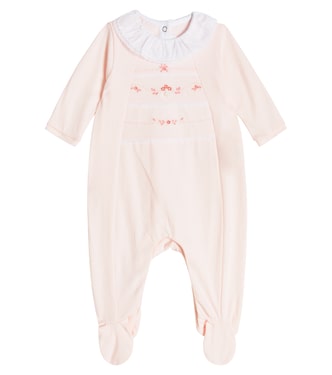 Baby embroidered cotton onesie | Tartine et Chocolat