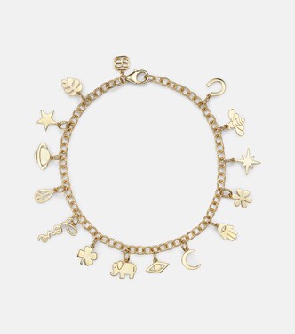 Bracelet en or 14 ct à ornements | Sydney Evan