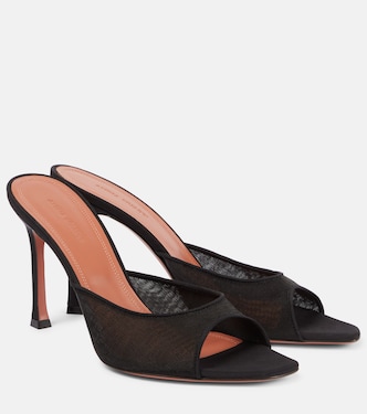 Alexa 95 mesh mules | Amina Muaddi