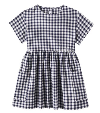 Gingham cotton dress | Il Gufo