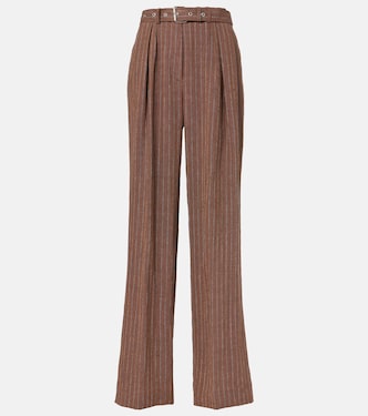 Pantalon ample en lin mélangé | Dries Van Noten