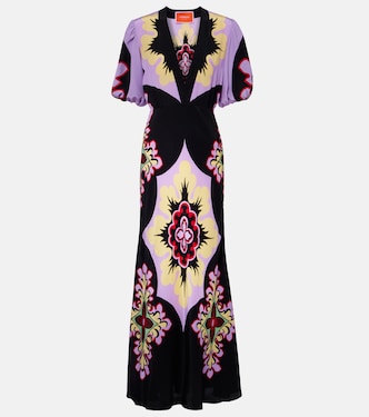Marlene silk crêpe de chine maxi dress | La DoubleJ