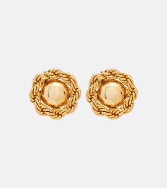 Caryann gold-plated earrings | Jennifer Behr