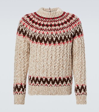 Jacquard wool-blend sweater | Moncler Grenoble