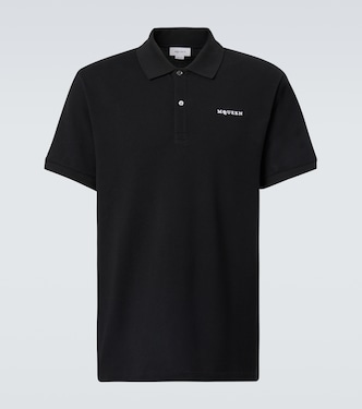 Logo cotton polo shirt | McQueen
