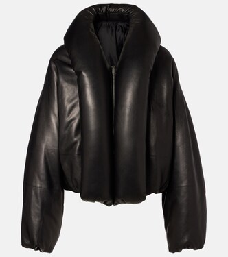 Leather bomber jacket | Alaïa