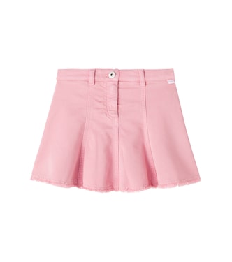 Pleated denim skirt | Il Gufo