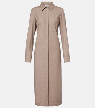 Pallino cashmere-blend shirt dress | Max Mara