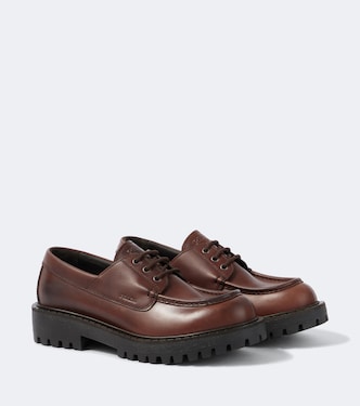 Schnürschuhe aus Leder | Prada