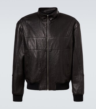 Leather bomber jacket | Saint Laurent