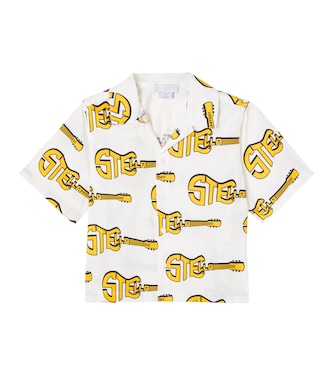 Logo printed cotton shirt | Stella McCartney Kids
