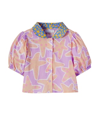 Bedruckte Bluse aus Baumwolle | Stella McCartney Kids