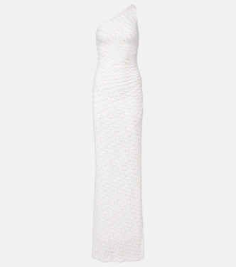 One-Shoulder-Maxikleid aus Häkelstrick | Missoni