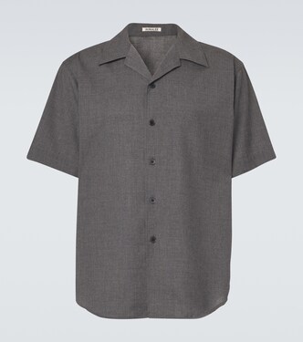 Cashmere poplin shirt | Auralee