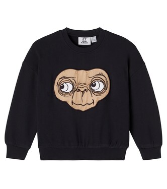 E.T. patch-appliqué cotton sweatshirt | Mini Rodini