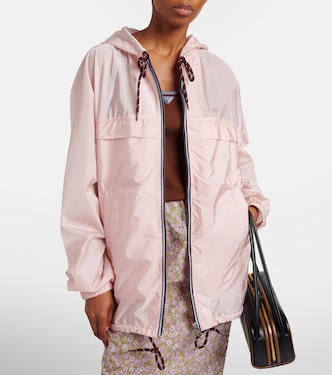 Re-Nylon hooded jacket in pink - Prada | Mytheresa