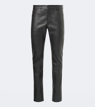 Leather slim pants | Tom Ford