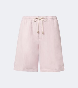 Shorts de lino y seda | Canali