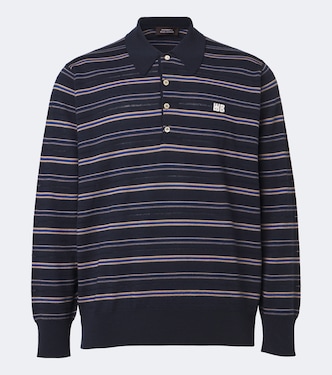 Beam striped wool polo sweater | Wales Bonner