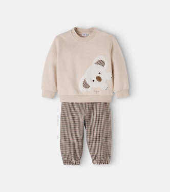 Bébé – Ensemble de survêtement à carreaux | Il Gufo