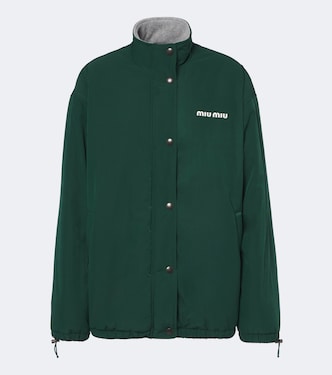 Chaqueta técnica con logo | Miu Miu