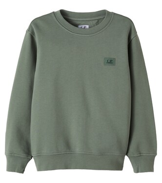 Logo cotton sweatshirt | C.P. Company Kids