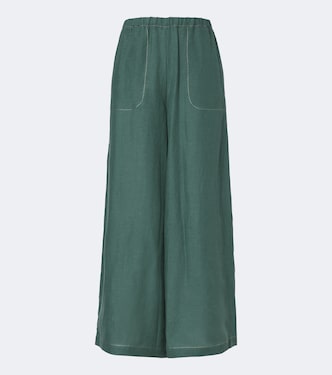 Éblouissant linen wide-leg pants | Eres