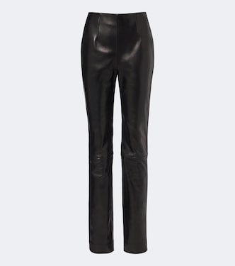 Pantalones slim Ryden de piel | Khaite
