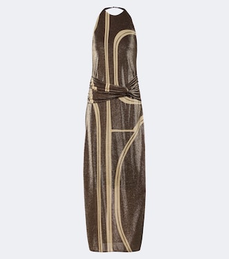 Bedruckte Robe Cairo mit Glitter | Cala de la Cruz
