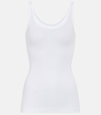 Cotton-blend tank top | Vince