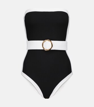 Whitney belted swimsuit | Alexandra Miro