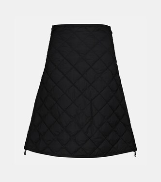 Quilted high-rise down skirt | Moncler