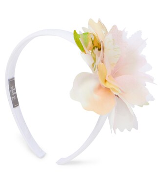 Floral appliquéd headband | Il Gufo