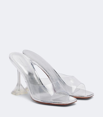 Lupita 95 PVC mules | Amina Muaddi