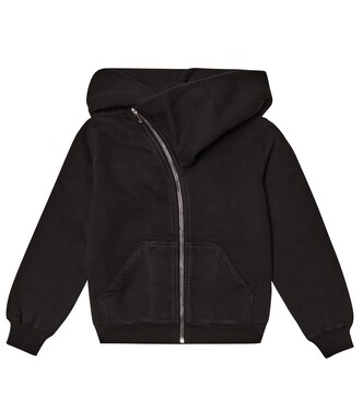 Mountain cotton jersey hoodie | Rick Owens Kids