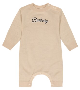 Baby logo wool onesie | Burberry Kids